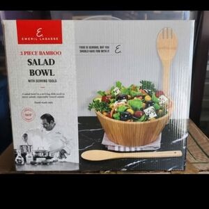 Emeril Lagasse Bamboo Salad Bowl Set